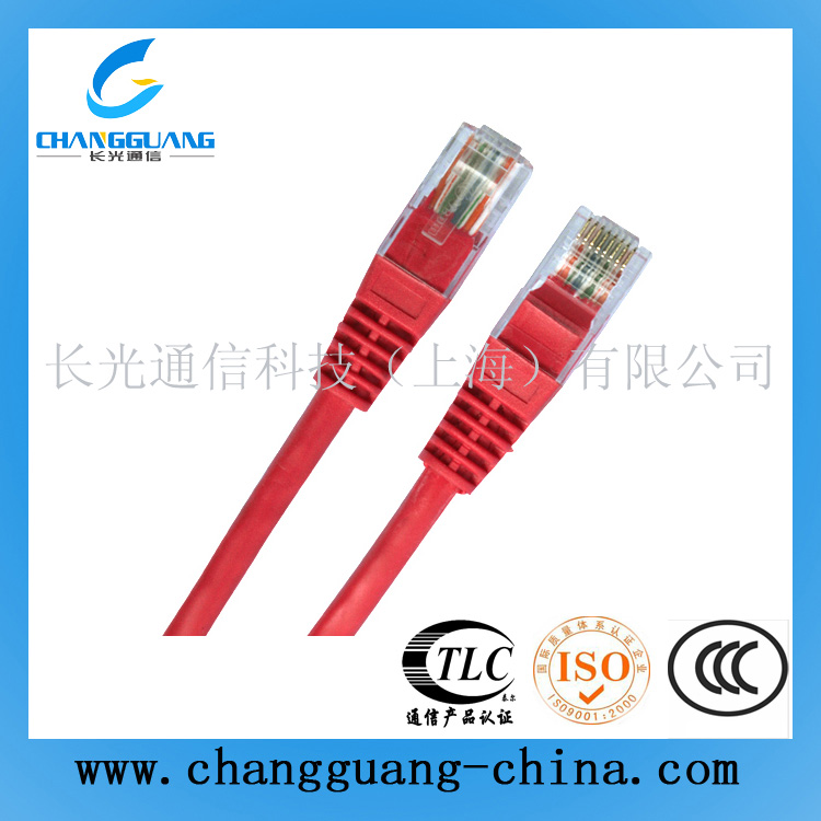 超五類非屏蔽網絡跳線（紅色）